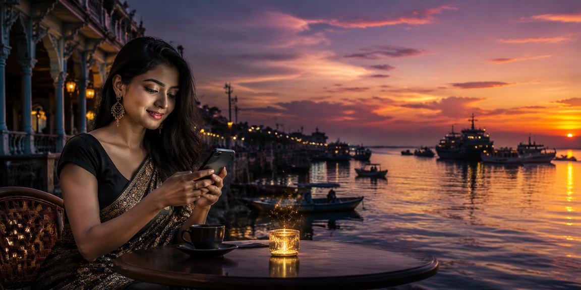চট্টগ্রাম সমুদ্র সৈকতে মোবাইলে ck447 ক্যাসিনো ও জ্যাকপট খেলছেন বাংলাদেশি ব্যবহারকারী